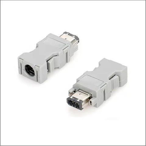 IEEE1394 SM-6P Plug Connector CN2 CN3 server 6 core encoder SM 6P Connector For Delta Yaskawa