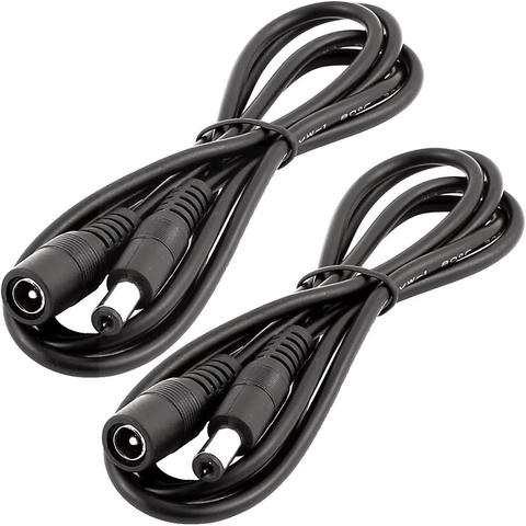 5.5*2.1mm Male Female 12V 24V Jack Extension DC Power Cord Cable