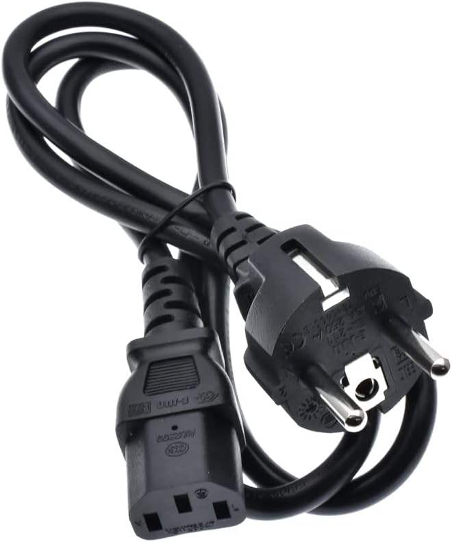 Eu Standard 3Pin Plug To IEC C13 Power Cable