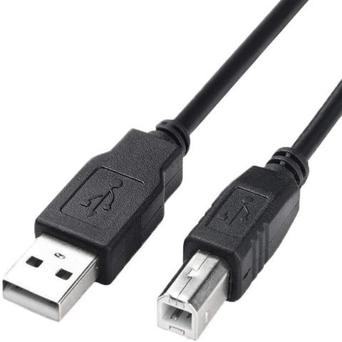 Black High Quality USB 2.0 Printer Cable Type A Male To Type B