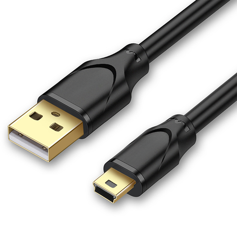 High Quality Mini 5P Data cable Charging USB To mini cable For Driving Recorder