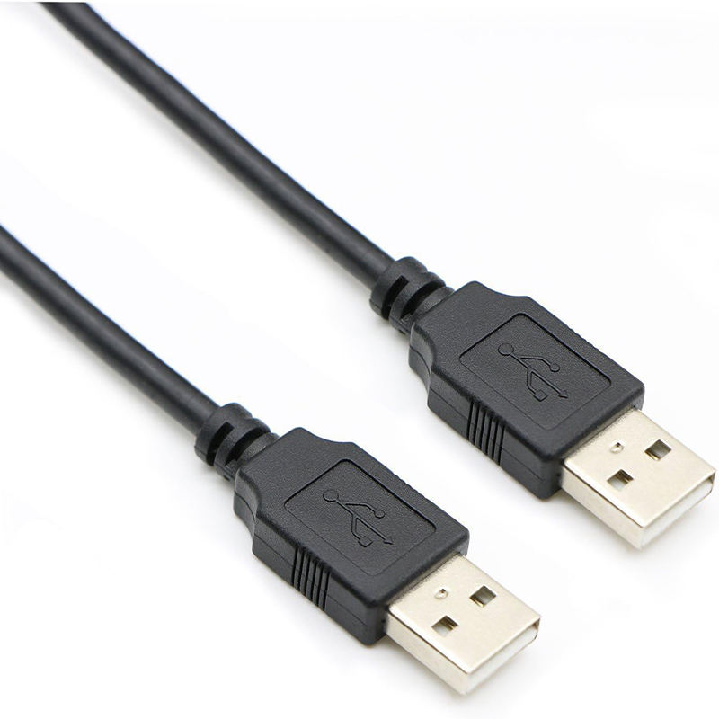 Double USB Computer Extension Cable 1M 2M USB 2.0 Data Line Type A