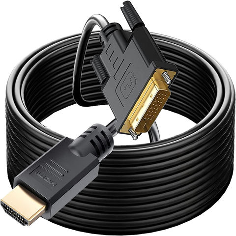 High speed HDMI to DVI cable 24+1 pin Gold plated Male to male For 1080P HD